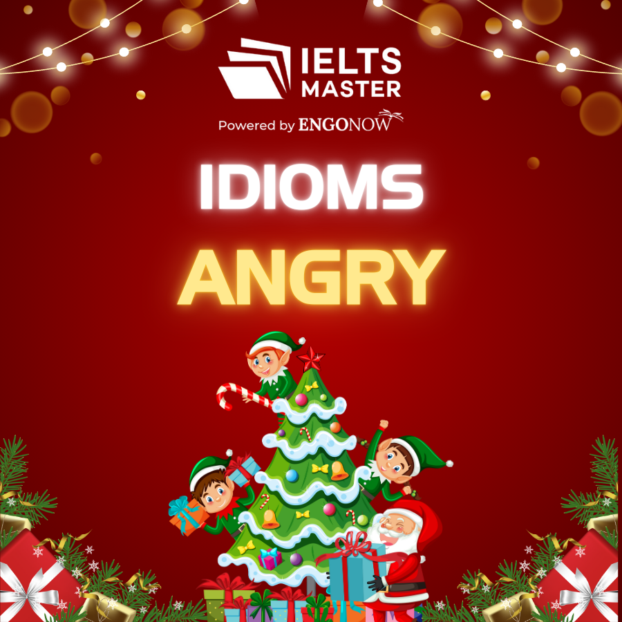 những từ vựng idioms chủ đề angry